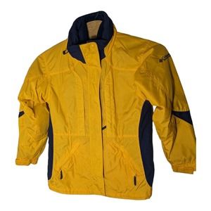Columbia Women's M Medium Interchange 3-in-1 Yellow Fleece Lined‎ Ski Jacket
